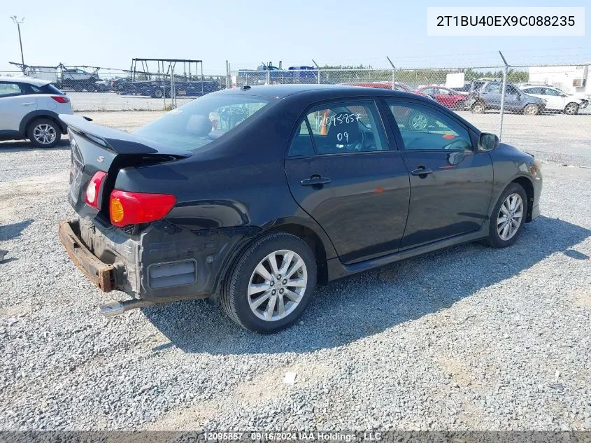 2009 Toyota Corolla S/Le/Xle VIN: 2T1BU40EX9C088235 Lot: 12095857