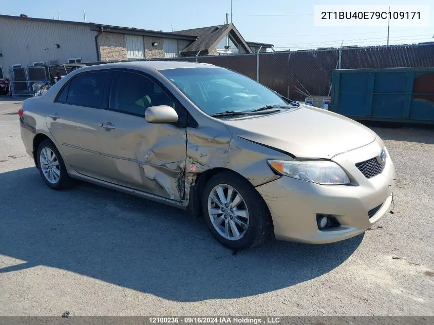 2T1BU40E79C109171 2009 Toyota Corolla Le