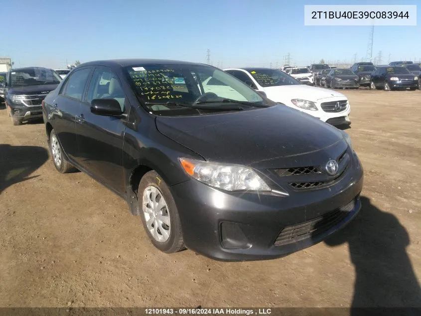 2009 Toyota Corolla Ce VIN: 2T1BU40E39C083944 Lot: 12101943