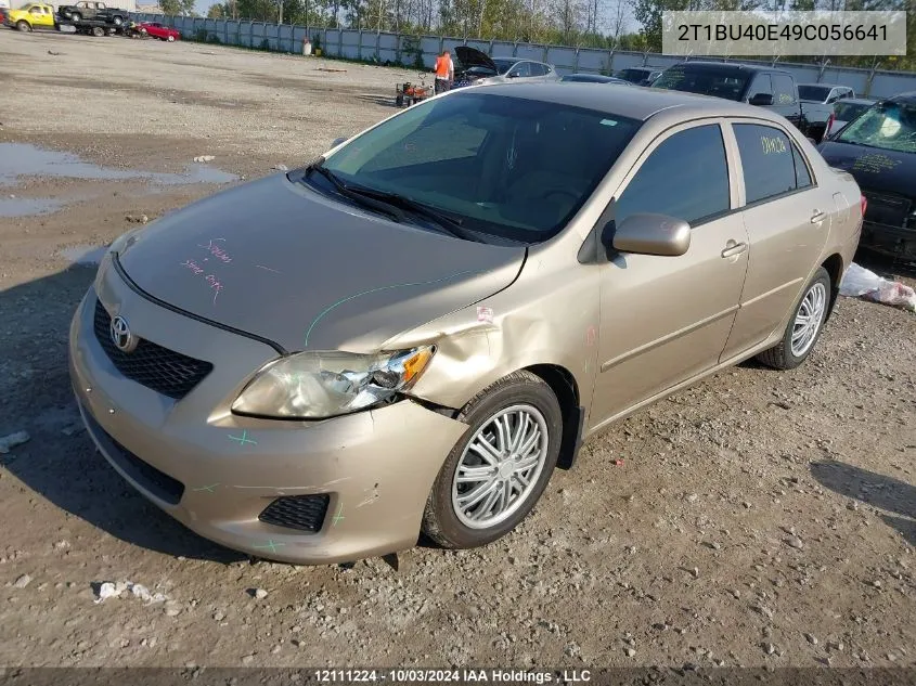 2009 Toyota Corolla Le VIN: 2T1BU40E49C056641 Lot: 12111224