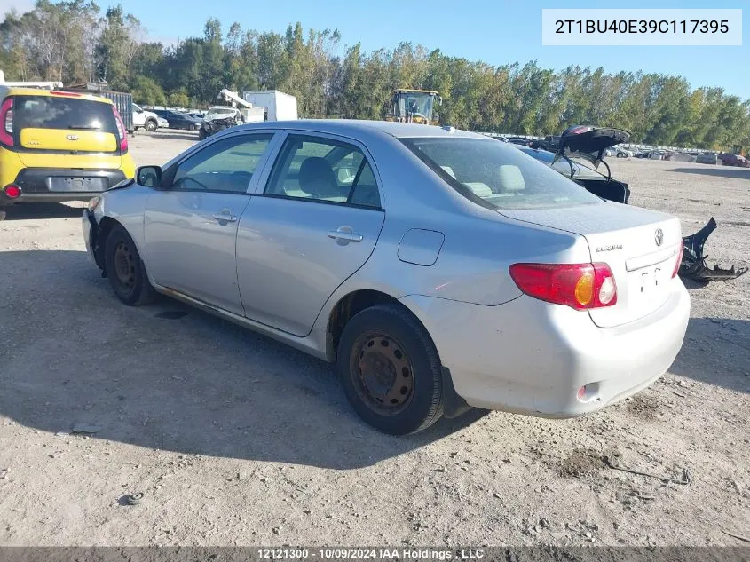 2T1BU40E39C117395 2009 Toyota Corolla Ce