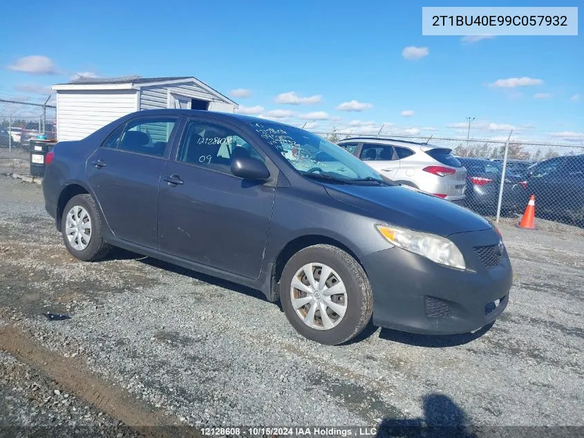 2009 Toyota Corolla S/Le/Xle VIN: 2T1BU40E99C057932 Lot: 12128608