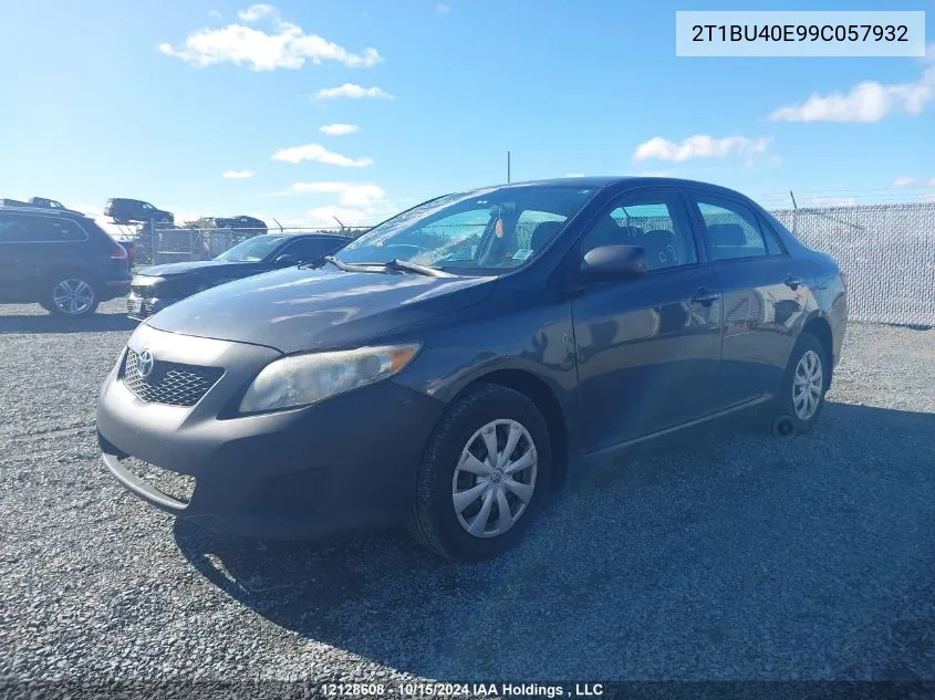 2009 Toyota Corolla S/Le/Xle VIN: 2T1BU40E99C057932 Lot: 12128608