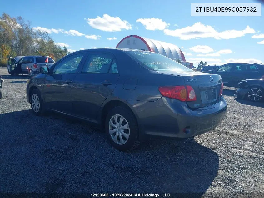 2009 Toyota Corolla S/Le/Xle VIN: 2T1BU40E99C057932 Lot: 12128608