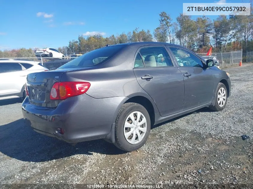 2009 Toyota Corolla S/Le/Xle VIN: 2T1BU40E99C057932 Lot: 12128608