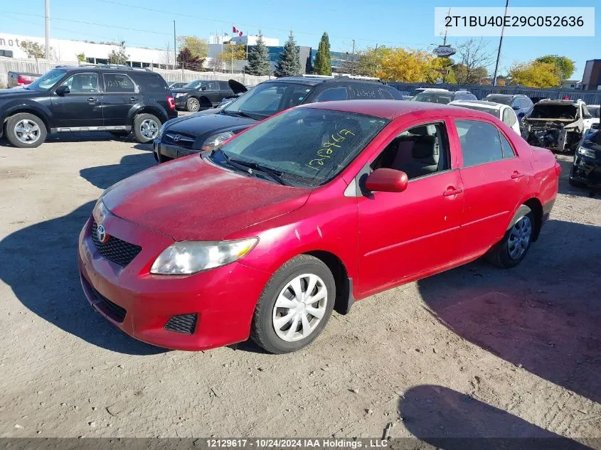 2009 Toyota Corolla Ce VIN: 2T1BU40E29C052636 Lot: 12129617