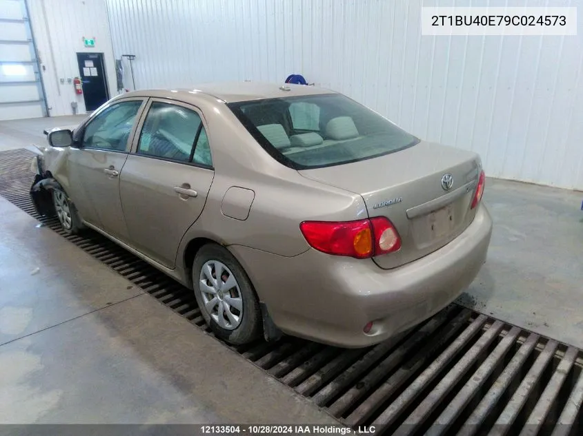 2009 Toyota Corolla S/Le/Xle VIN: 2T1BU40E79C024573 Lot: 12133504