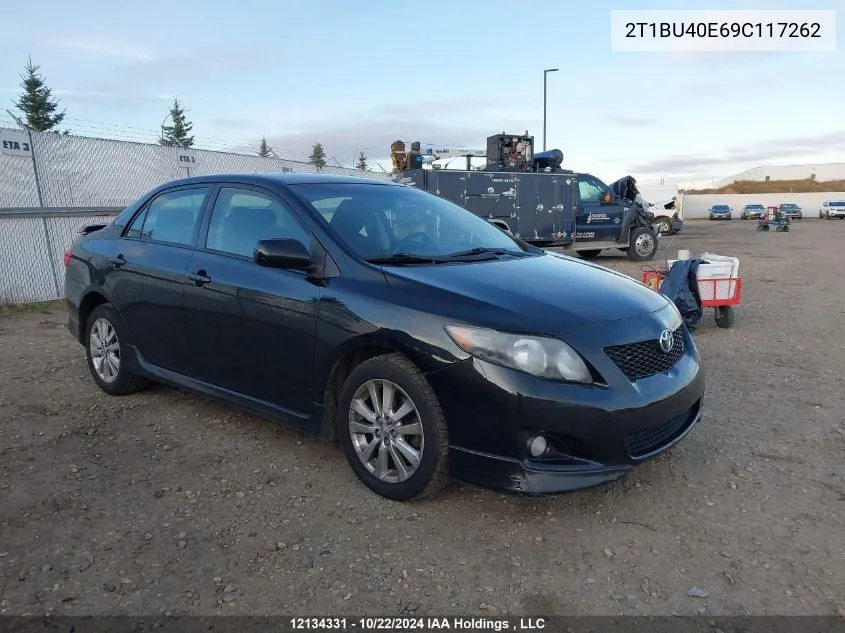 2009 Toyota Corolla S VIN: 2T1BU40E69C117262 Lot: 12134331