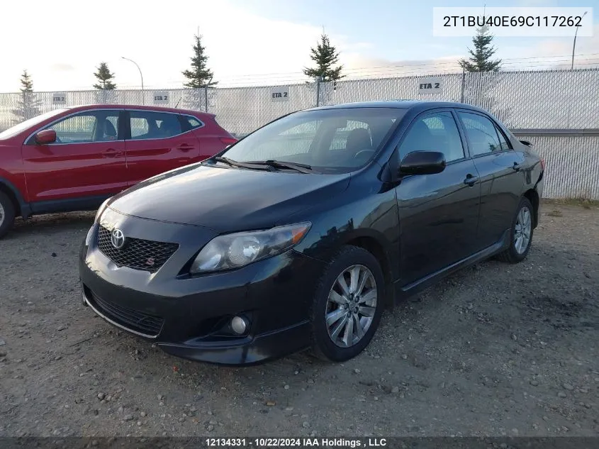 2009 Toyota Corolla S VIN: 2T1BU40E69C117262 Lot: 12134331