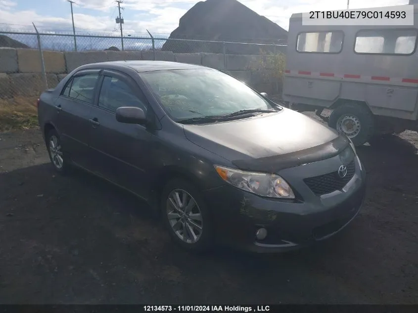 2009 Toyota Corolla S/Le/Xle VIN: 2T1BU40E79C014593 Lot: 12134573