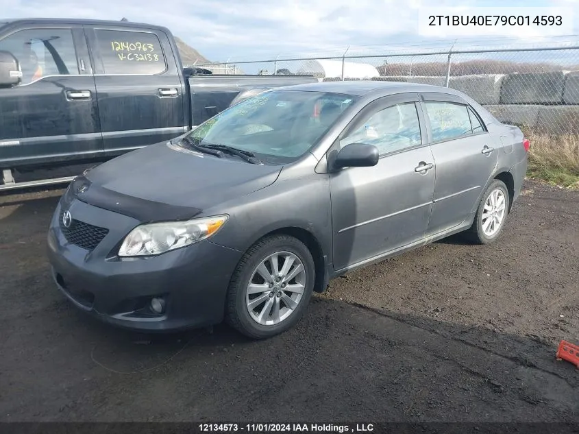 2009 Toyota Corolla S/Le/Xle VIN: 2T1BU40E79C014593 Lot: 12134573