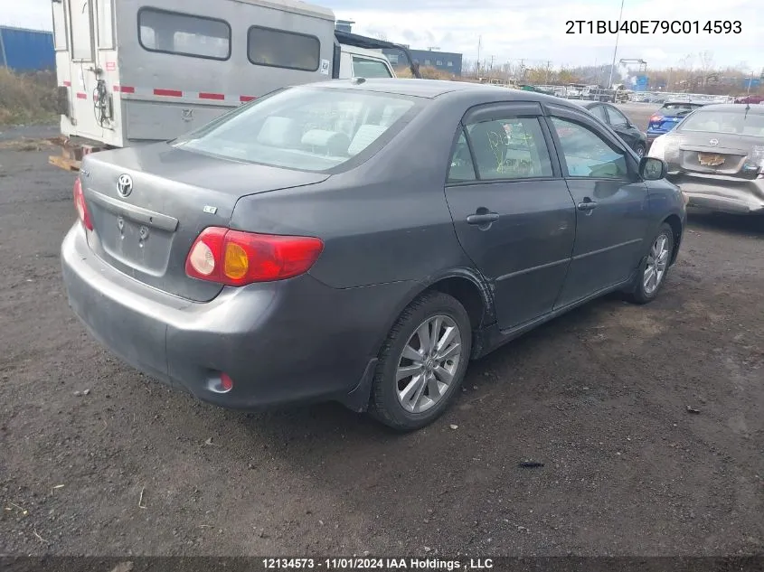 2009 Toyota Corolla S/Le/Xle VIN: 2T1BU40E79C014593 Lot: 12134573