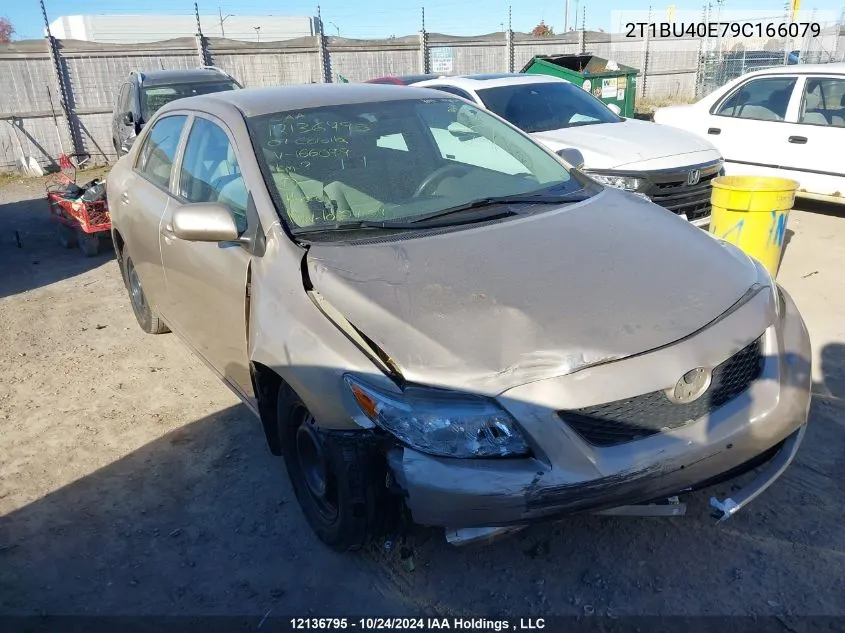 2009 Toyota Corolla S/Le/Xle VIN: 2T1BU40E79C166079 Lot: 12136795