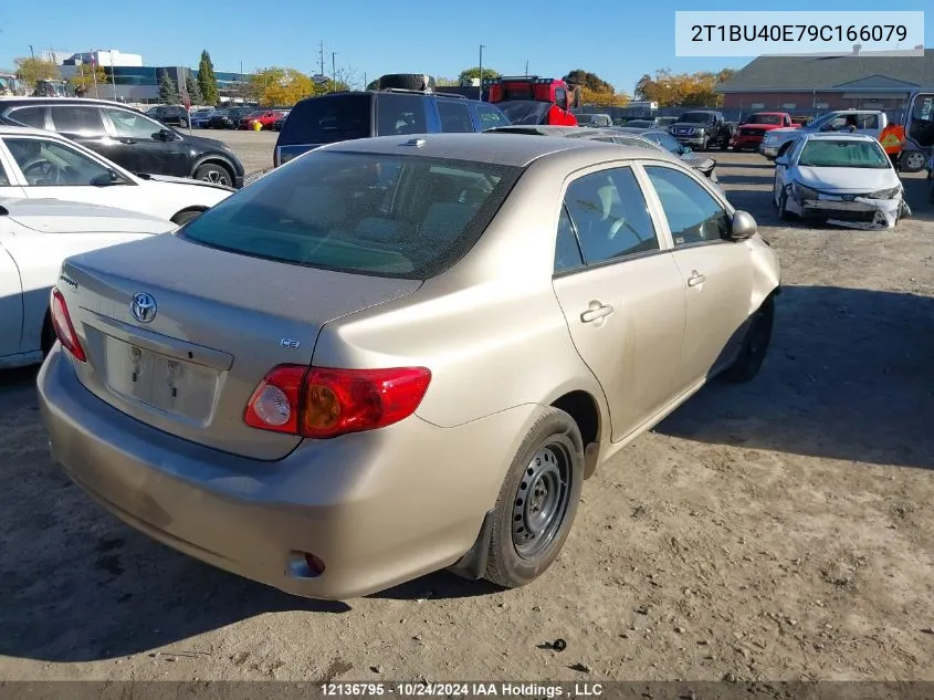 2009 Toyota Corolla S/Le/Xle VIN: 2T1BU40E79C166079 Lot: 12136795