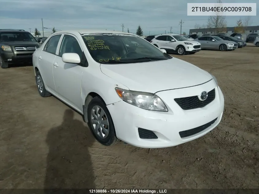 2009 Toyota Corolla S/Le/Xle VIN: 2T1BU40E69C009708 Lot: 12138856