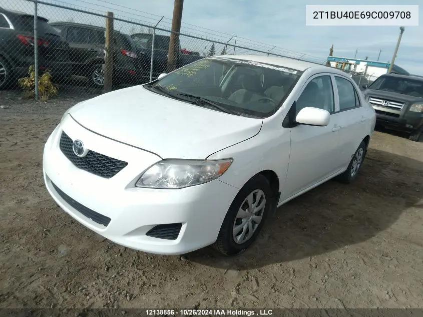 2009 Toyota Corolla S/Le/Xle VIN: 2T1BU40E69C009708 Lot: 12138856