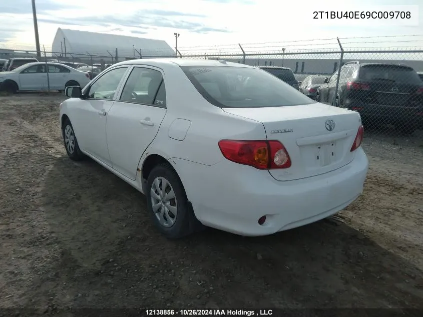 2009 Toyota Corolla S/Le/Xle VIN: 2T1BU40E69C009708 Lot: 12138856