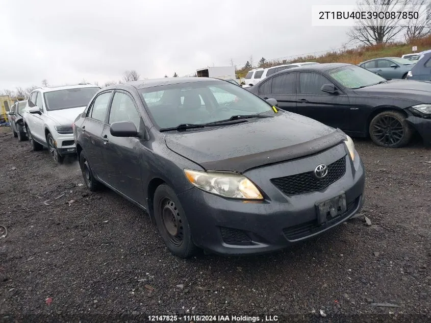 2009 Toyota Corolla Ce VIN: 2T1BU40E39C087850 Lot: 12147825