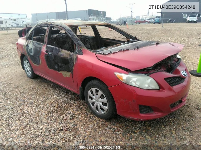 2009 Toyota Corolla S/Le/Xle VIN: 2T1BU40E39C054248 Lot: 30043284