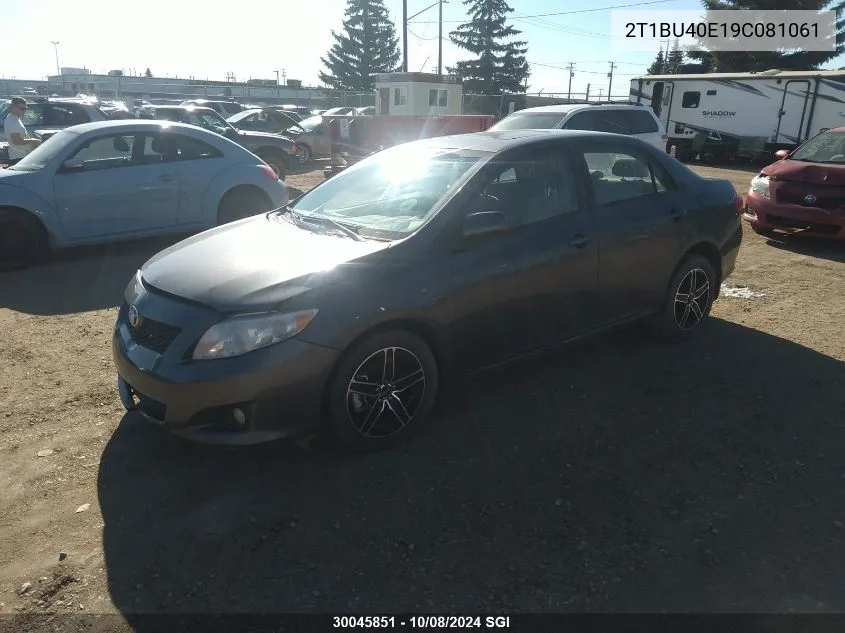 2009 Toyota Corolla S/Le/Xle VIN: 2T1BU40E19C081061 Lot: 30045851