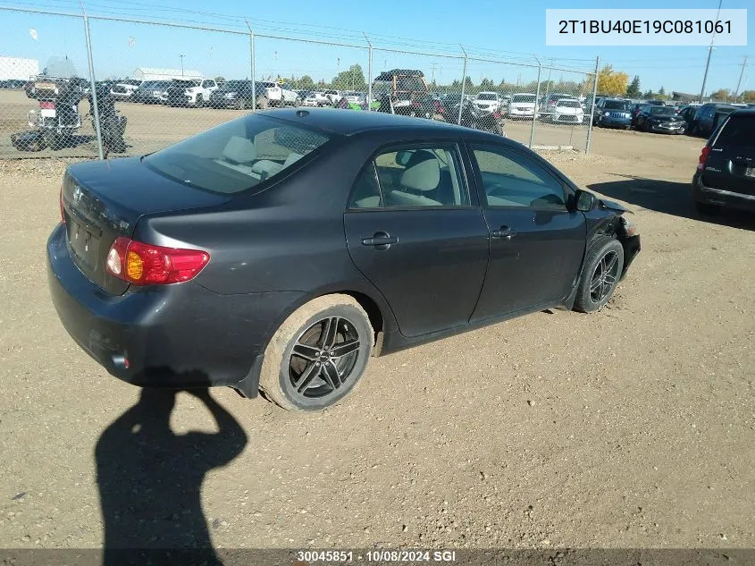 2T1BU40E19C081061 2009 Toyota Corolla S/Le/Xle