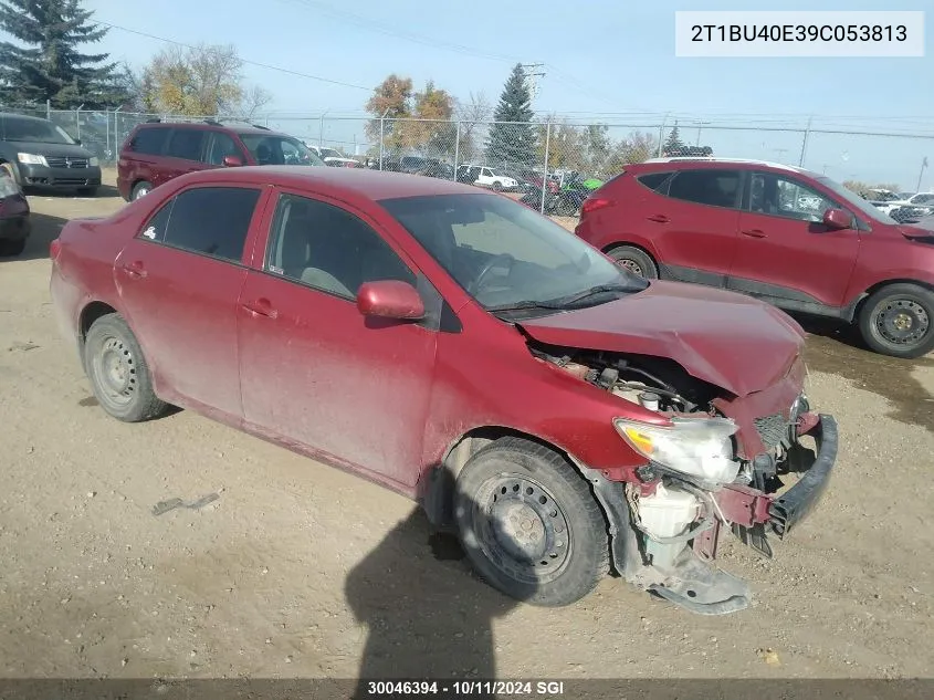 2009 Toyota Corolla S/Le/Xle VIN: 2T1BU40E39C053813 Lot: 30046394