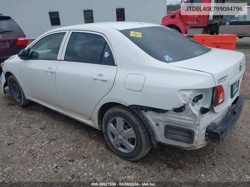 2009 Toyota Corolla VIN: JTDBL40E799084796 Lot: 38927536