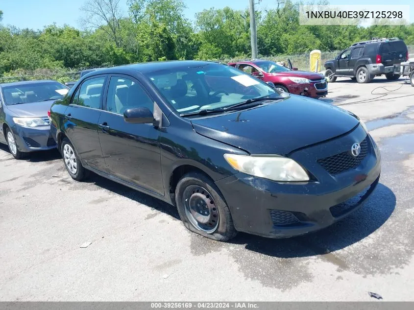 2009 Toyota Corolla Le VIN: 1NXBU40E39Z125298 Lot: 39256169