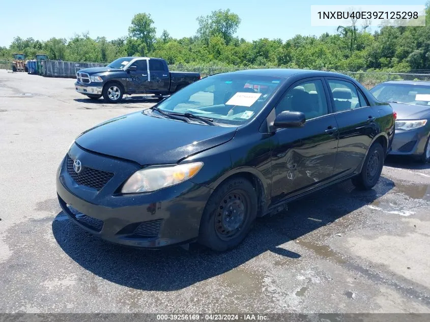 2009 Toyota Corolla Le VIN: 1NXBU40E39Z125298 Lot: 39256169