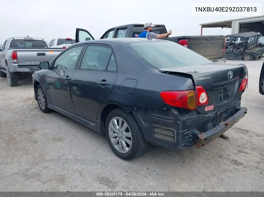 1NXBU40E29Z037813 2009 Toyota Corolla S