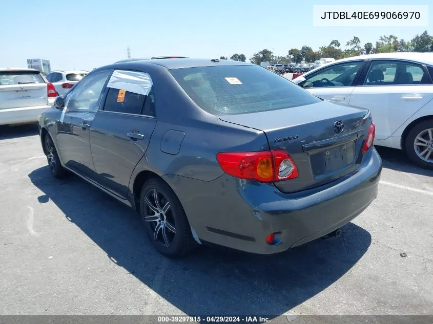 2009 Toyota Corolla Le VIN: JTDBL40E699066970 Lot: 39297915