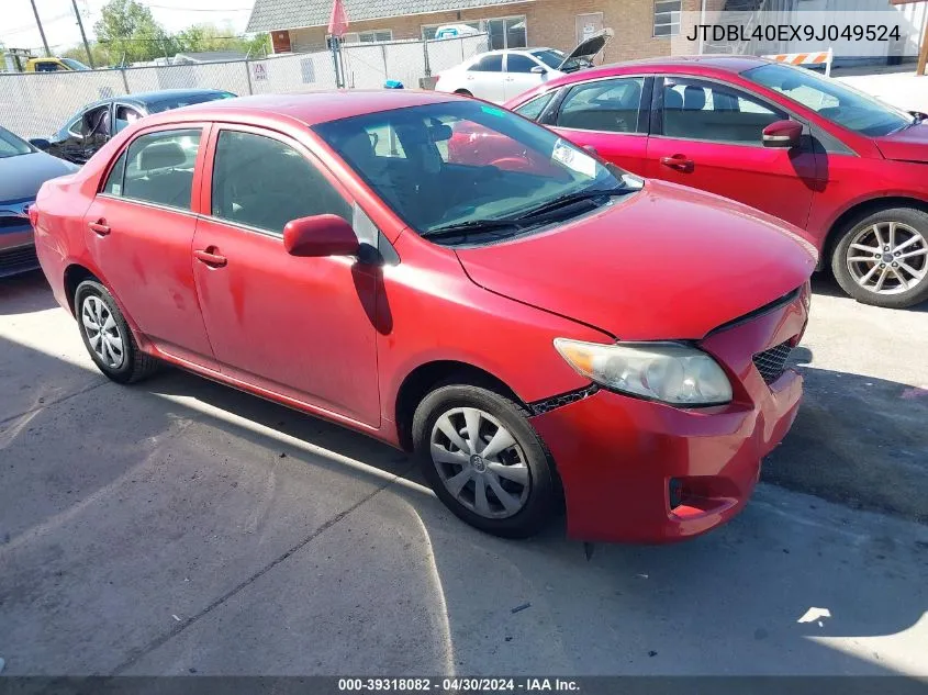 2009 Toyota Corolla Le VIN: JTDBL40EX9J049524 Lot: 39318082