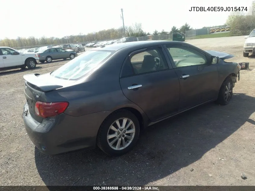 2009 Toyota Corolla Le VIN: JTDBL40E59J015474 Lot: 39318536