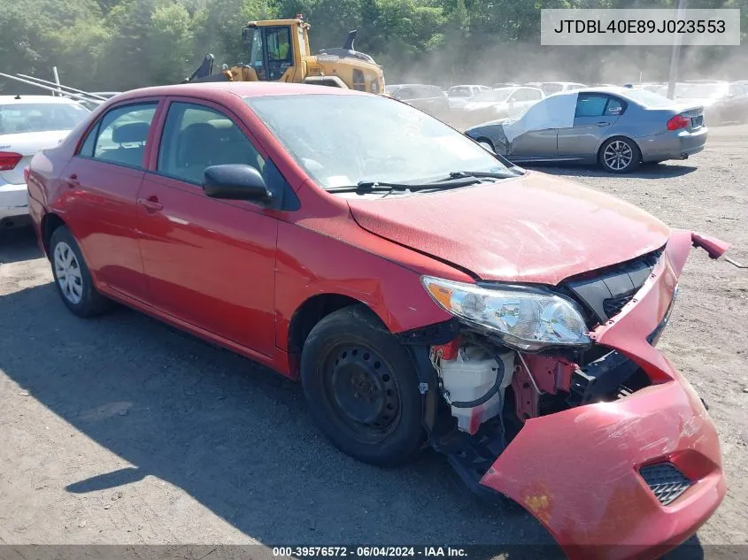 JTDBL40E89J023553 2009 Toyota Corolla