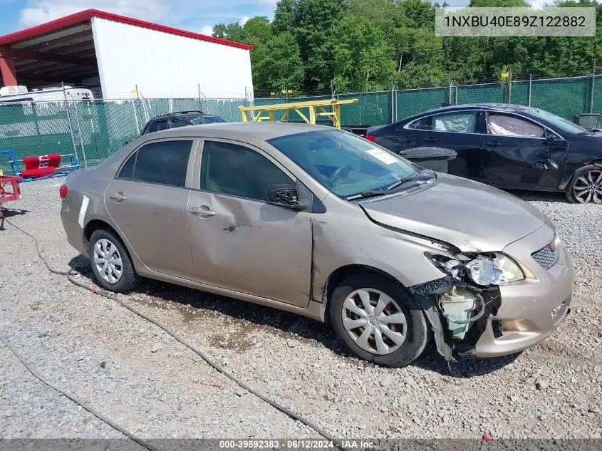 1NXBU40E89Z122882 2009 Toyota Corolla Le