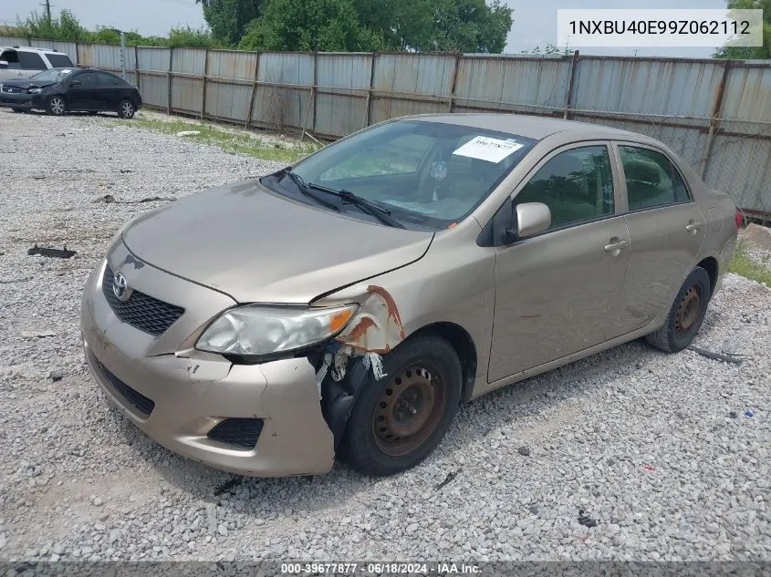 2009 Toyota Corolla Le/S/Xle VIN: 1NXBU40E99Z062112 Lot: 39677877