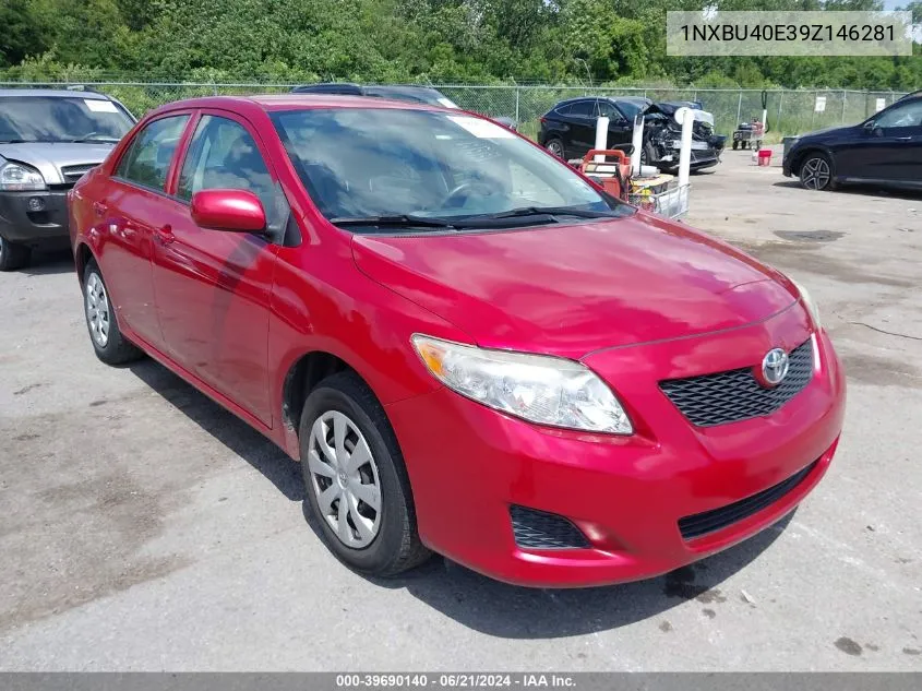 2009 Toyota Corolla Le VIN: 1NXBU40E39Z146281 Lot: 39690140