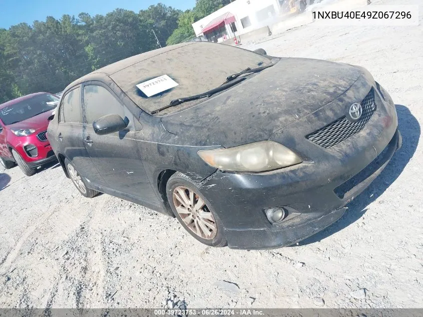 1NXBU40E49Z067296 2009 Toyota Corolla S