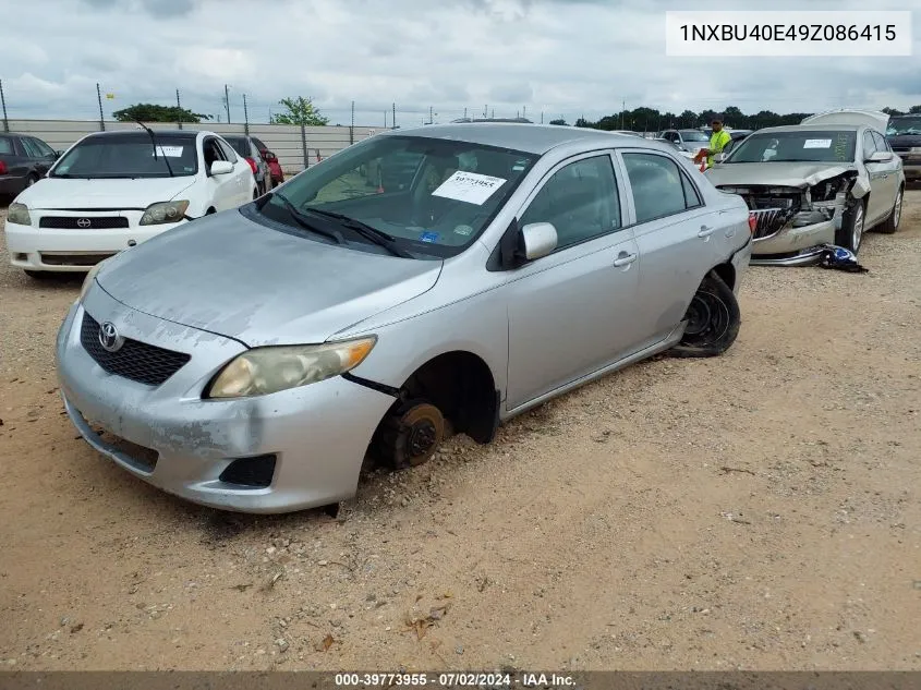 2009 Toyota Corolla Le VIN: 1NXBU40E49Z086415 Lot: 39773955