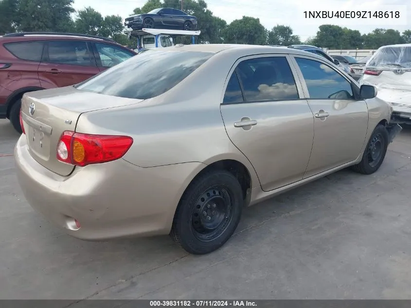 1NXBU40E09Z148618 2009 Toyota Corolla Le