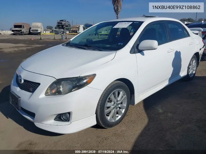 2009 Toyota Corolla S VIN: 1NXBU40E99Z108862 Lot: 39912839