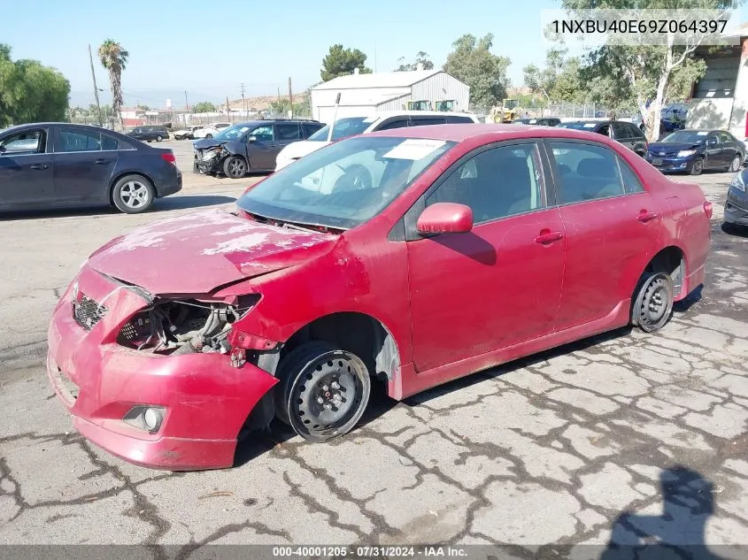 2009 Toyota Corolla S VIN: 1NXBU40E69Z064397 Lot: 40001205