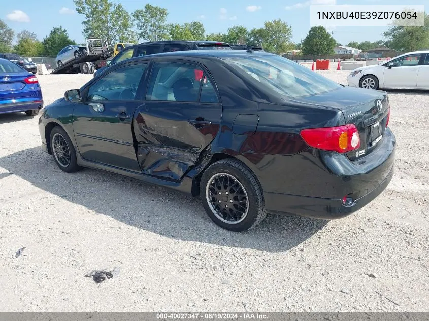 2009 Toyota Corolla S VIN: 1NXBU40E39Z076054 Lot: 40027347