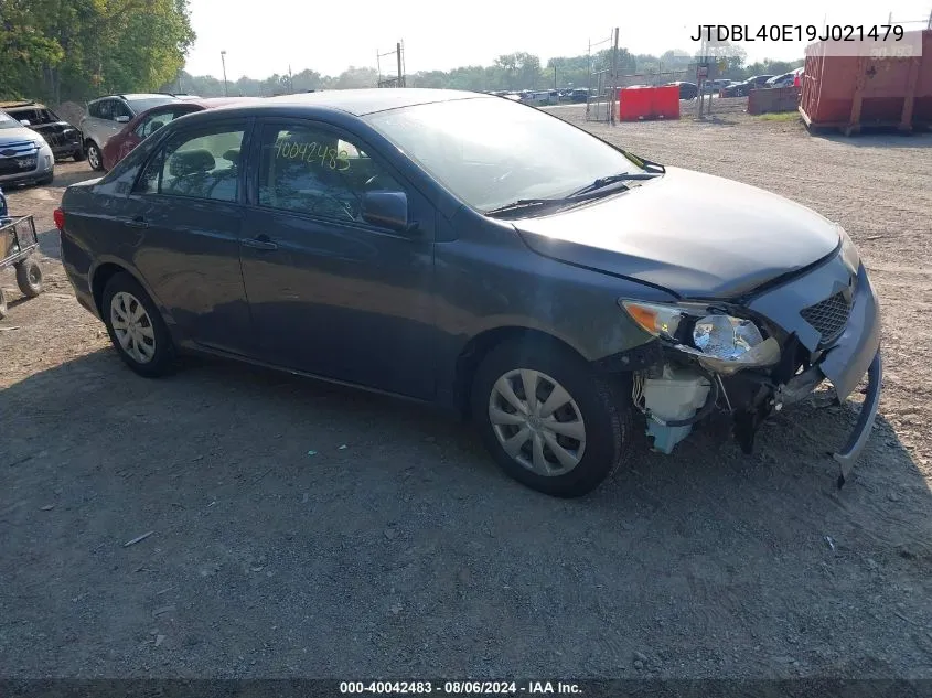 2009 Toyota Corolla Le VIN: JTDBL40E19J021479 Lot: 40042483