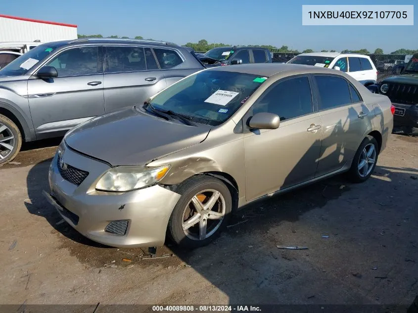 2009 Toyota Corolla Xle VIN: 1NXBU40EX9Z107705 Lot: 40089808