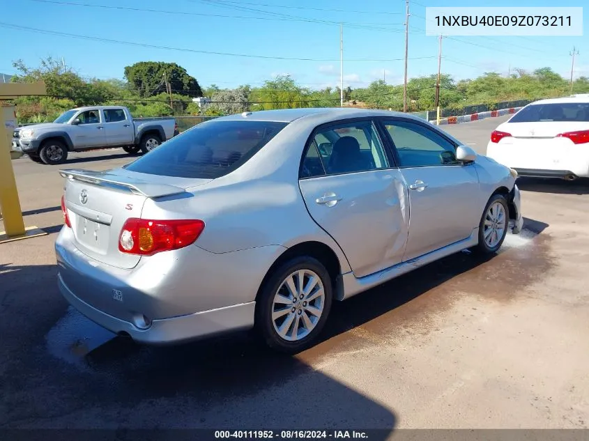 1NXBU40E09Z073211 2009 Toyota Corolla S