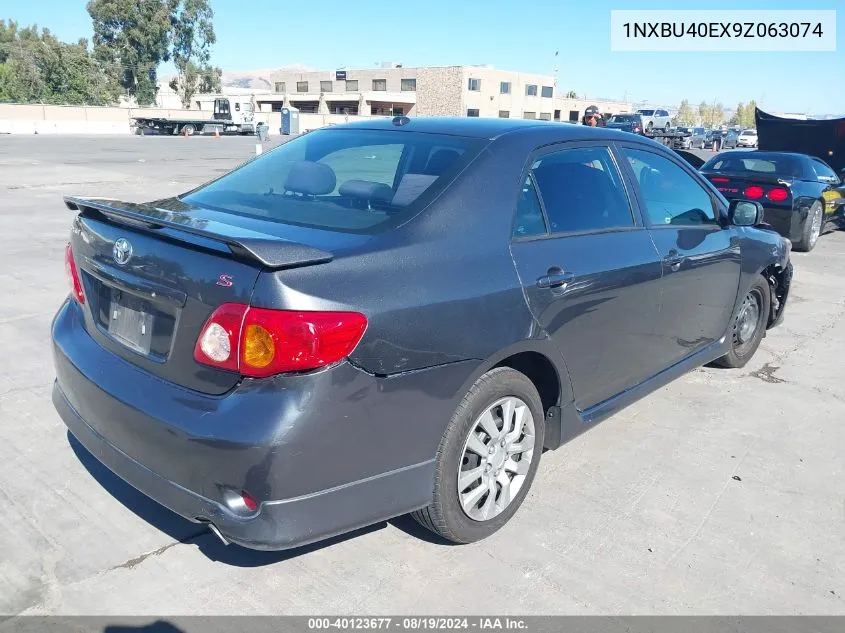 2009 Toyota Corolla S/Le/Xle VIN: 1NXBU40EX9Z063074 Lot: 40123677