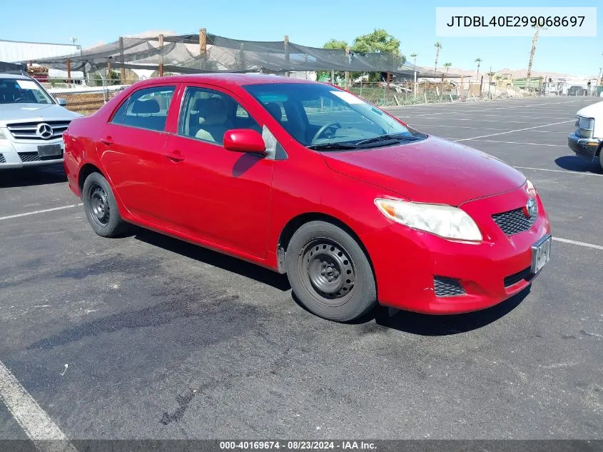 2009 Toyota Corolla Le VIN: JTDBL40E299068697 Lot: 40169674