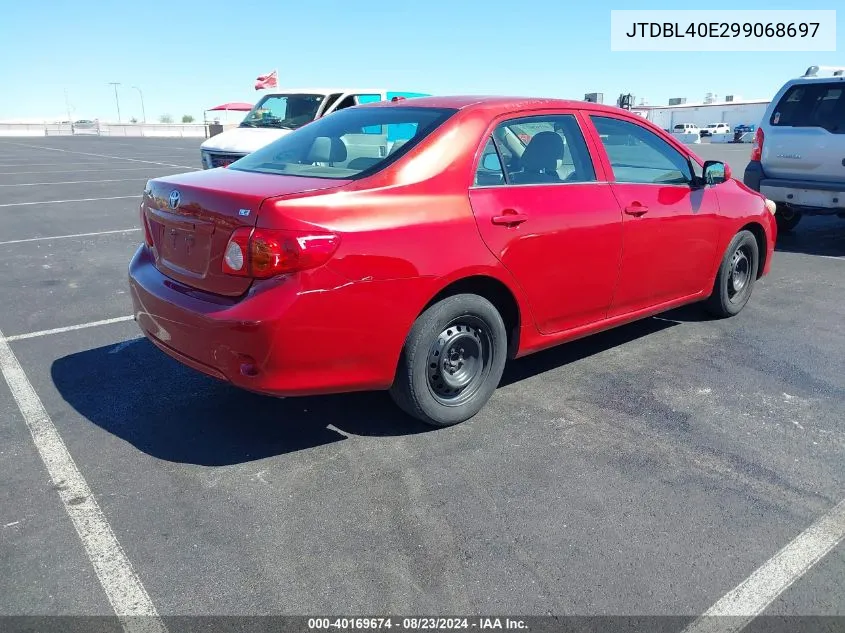 2009 Toyota Corolla Le VIN: JTDBL40E299068697 Lot: 40169674