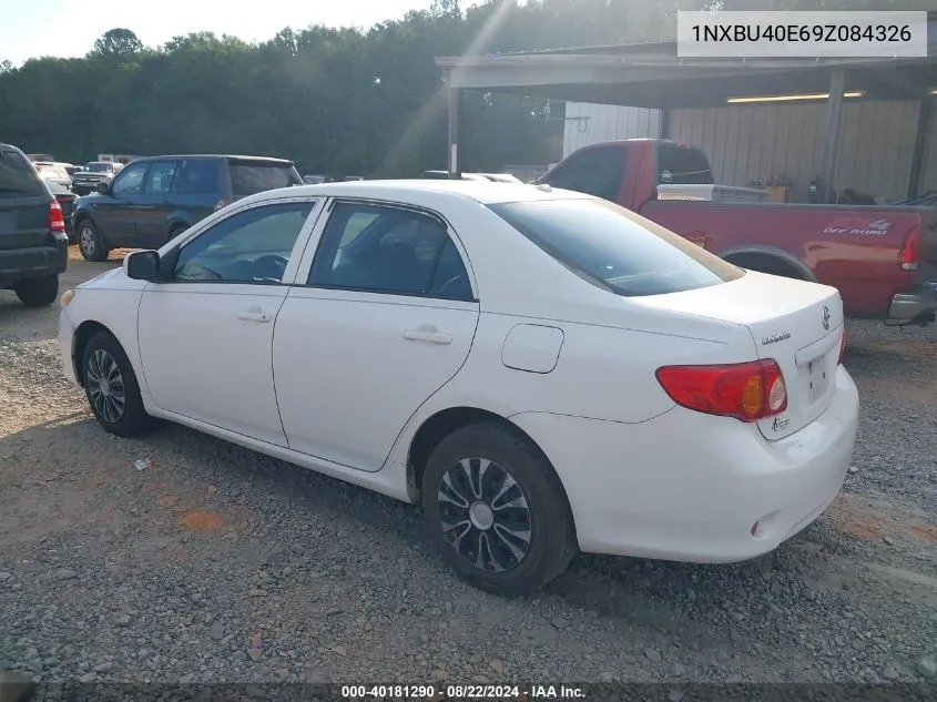 1NXBU40E69Z084326 2009 Toyota Corolla Le